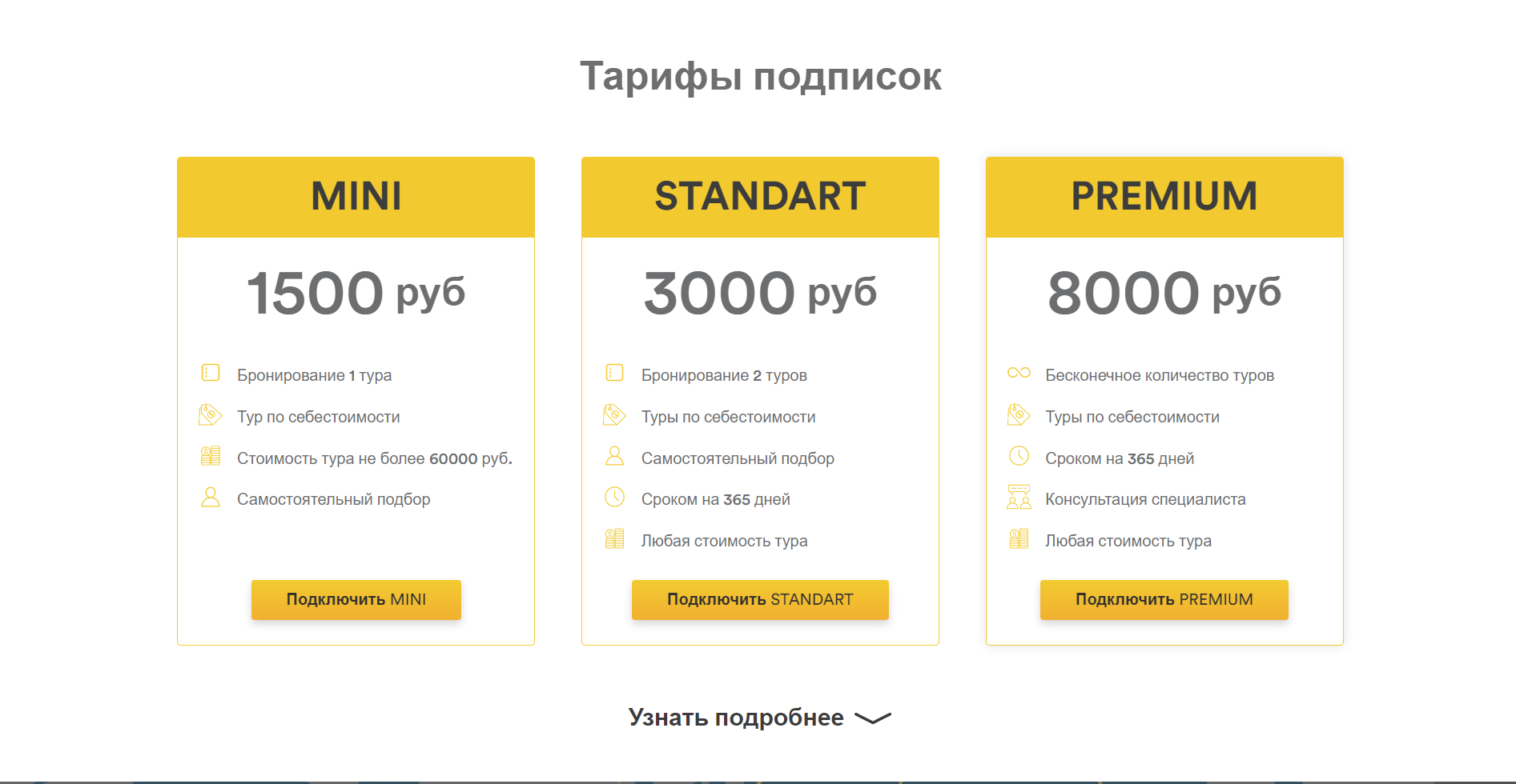 Разработка веб-сайта для туристической компании